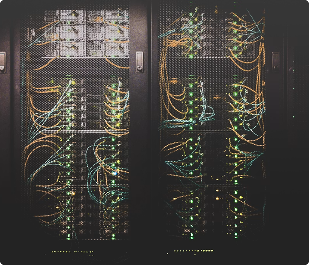 Server room representing cloud architecture consulting